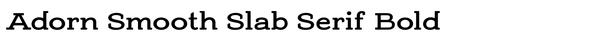 Adorn Smooth Slab Serif Bold image